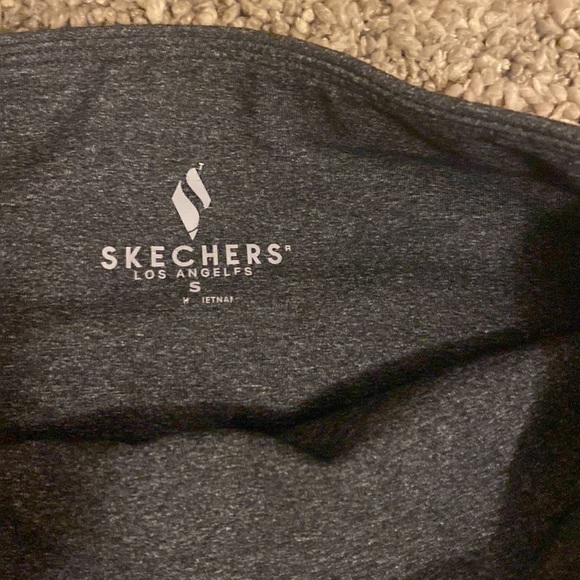Sketchers Leggings Yoga Pants Sz Small, Heather Charcoal Grey, NWT - Picture 3 of 12